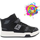 Cool King Uzun Çocuk Sneaker Spor Ayakkabı Siyah