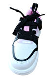 Cool Megan Kız Çocuk Bağcıklı Sneaker Spor Ayakkabı Beyaz - Lila