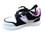 Cool Megan Kız Çocuk Bağcıklı Sneaker Spor Ayakkabı Beyaz - Lila