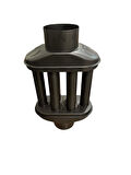 BACA CİMRİSİ / BOY: 40 CM / ÇAP: 13 CM / MAT SİYAH EMAYE / BABA'S STOVE