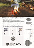 KAMP IZGARASI 4300 / ÇAP: 43 CM / PORTATIF / BABA'S CAMPING