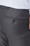  Erkek Antrasit Slim Fit Desenli Dar Kesim Pantolon