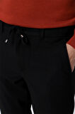  Erkek Siyah Slim Fit Lastikli Spor Pantolon