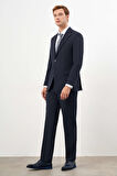 Erkek Lacivert Basic Liam Dynamic Fit Takım Elbise