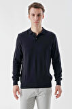  Erkek Marine Basic Polo Yaka Dynamic Fit Rahat Kesim Triko