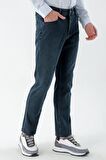 Erkek KAHVE Denim 5 Cep Dynamic Fit Jean Kot Pantolon
