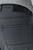  Erkek Füme Mevsimlik Pamuk 5 Cep Slim Fit Jean Pantolon