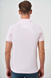  Erkek Pembe Basic Polo Yaka Dynamic Fit T-Shirt