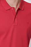  Erkek Kırmızı Basic Polo Yaka Dynamic Fit T-Shirt