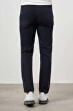  Erkek Lacivert Pamuk Yan Cep Slim Fit Chino Pantolon