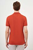  Erkek Tarçın Trend Compact Düz Pike Polo Yaka T-Shirt