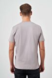  Erkek Antrasit Basic Bisiklet Yaka Dynamic Fit T-Shirt