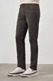  Erkek Lacivert - Kahve Denim 5 Cep Dynamic Fit Jean Kot Pantolon