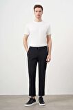  Erkek Siyah Polyester İpli Jogger Slim Fit Pantolon