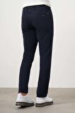  Erkek Lacivert Poliviskon Trend İpli Jogger Slim Fit Spor Pantolon