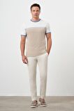  Erkek Taş Yazlık Pileli Slim Fit Chino Pantolon