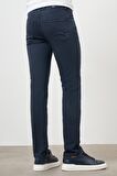  Erkek Lacivert Mevsimlik Pamuk 5 Cep Dynamic Fit Jean Pantolon