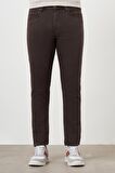  Erkek KAHVE Mevsimlik Pamuk 5 Cep Dynamic Fit Jean Pantolon