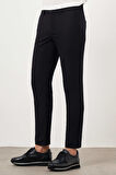  Erkek Siyah Yazlık Pamuk Yan Cep Slim Fit Chino Pantolon