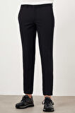  Erkek Siyah Yazlık Pamuk Yan Cep Slim Fit Chino Pantolon