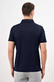  Erkek Lacivert Trend Polo Yaka Dynamic Fit T-Shirt