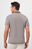  Erkek Bej Trend Cepli Polo Yaka T-Shirt