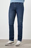  Erkek Mavi Denim 5 Cep Dynamic Fit Jean Kot Pantolon