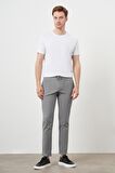  Erkek Siyah Pamuk Keten Trend İpli Jogger Slim Fit Spor Pantolon