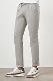  Erkek Yeşil Pamuk Keten Trend İpli Jogger Slim Fit Spor Pantolon