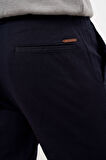  Erkek Lacivert Yazlık Pamuk Yan Cep Slim Fit Chino Pantolon