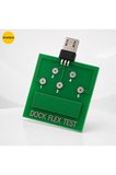 Android MICRO USB Dock Flex Test Kartı Şarj Ve Batarya Arıza Tespit Cihazı