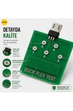 Android MICRO USB Dock Flex Test Kartı Şarj Ve Batarya Arıza Tespit Cihazı