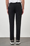  Erkek Siyah Poliviskon Trend İpli Jogger Slim Fit Spor Pantolon