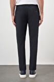  Erkek Lacivert Poliviskon Trend İpli Jogger Slim Fit Spor Pantolon