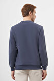  Erkek PARLEMENT Trend Bisiklet Yaka Sweat-Shirt