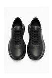  Erkek Siyah Mevsimlik Smart Casual Ayakkabı