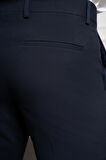  Erkek Lacivert Poliviskon Basic Slim Fit Dar Kesim Classic Pantolon