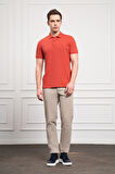  Erkek Tarçın Basic Polo Yaka Dynamic Fit T-Shirt