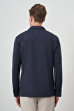  Erkek Lacivert Worker Gömlek Ceket