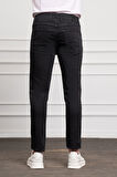  Erkek Siyah Jean Slim Fit Dark Kesim Pantolon
