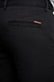  Erkek Siyah Slim Fit Dar Kesim Chino Pantolon