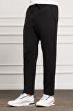  Erkek Siyah Slim Fit  Lastikli Jogger Pantolon
