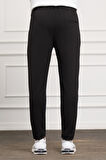  Erkek Siyah Slim Fit  Lastikli Jogger Pantolon