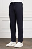  Erkek Lacivert Slim Fit  Lastikli Jogger Pantolon
