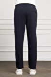  Erkek Lacivert Slim Fit  Lastikli Jogger Pantolon