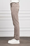  Erkek Bej Mevsimlik Pamuk 5 Cep Dynamic Fit Jean Pantolon