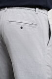  Erkek Gri Slim Fit Dar Kesim İpli Jogger Pantolon