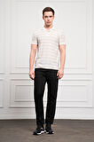  Erkek Gri Trend Dynamic Fit Rahat Kesim Polo Yaka T-Shirt