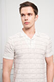  Erkek Gri Trend Dynamic Fit Rahat Kesim Polo Yaka T-Shirt