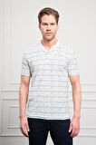  Erkek Mavi Trend Dynamic Fit Rahat Kesim Polo Yaka T-Shirt